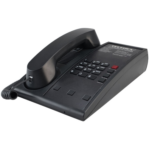 Teledex D1003 Hotel 3 Programmable Guest Service Keys Phone Black