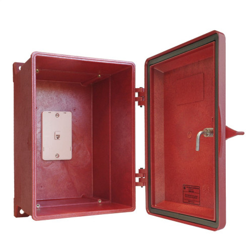 Gaitronics 255-003RD Outdoor Rugged Telephone Weatherproof Enclosure Red