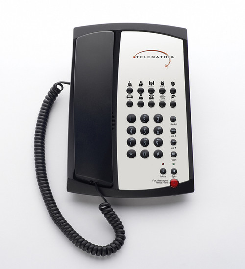 Telematrix 3100MWD Single Line Speakerphone 10 Button Black 313391