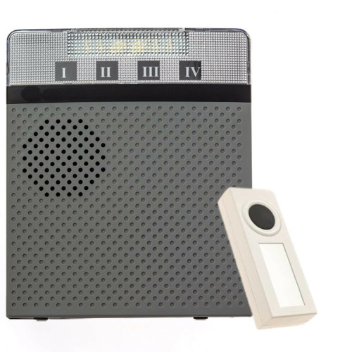 Flashing Strobe Wireless Chime Kit Battery Operated Hard of Hearing ADA Hotel Compliance 