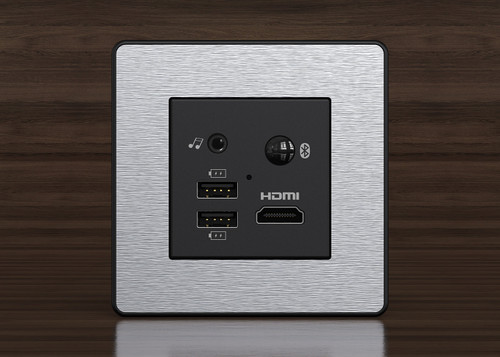 MediaHub UHD HDMI Bluetooth USB A Charging Ports Hotel Video and Audio Hub