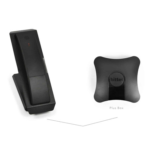 Bittel 7715-PLUS 77 DECT Mini Analog Cordless Phone 3 Guest Service Buttons with DECT Controller 