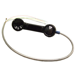 35 In Armored Cord Handset With Steel Lanyard