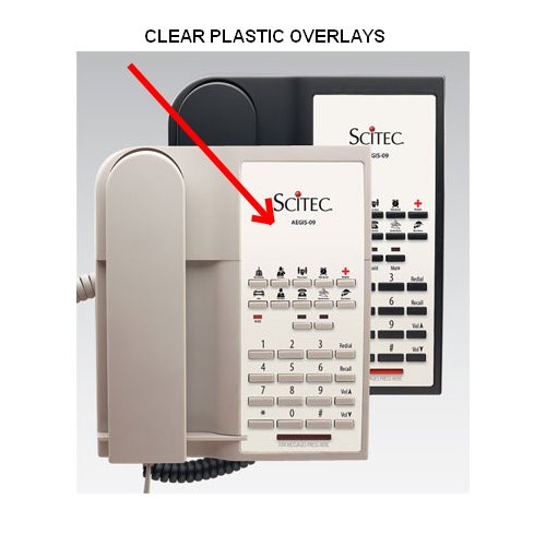 Scitec Aegis 09 Clear Plastic Overlays 25 Per Pack