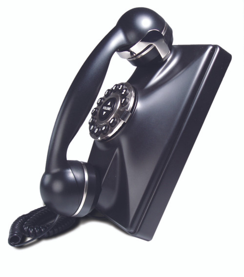 Telematrix Retro 1930 Wall Phone Antigue Black 290091