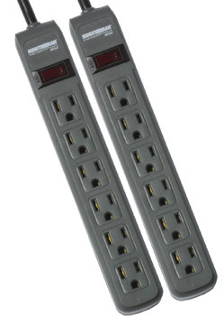 Minuteman MMS362P 6-Outlet Surge Suppressor Twin Pack