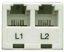 Telephone Line 1 Line 2 Splitter