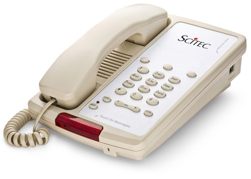 Scitec Aegis-3-08 Single Line Hotel Phone 3 Button Ash 80301