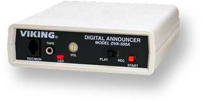 DVA-500A Digital Announcer Recorder with Remote Recording and Transfer