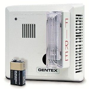 Gentex 7139CS Hard Wired Strobe Smoke Detector with Battery Backup