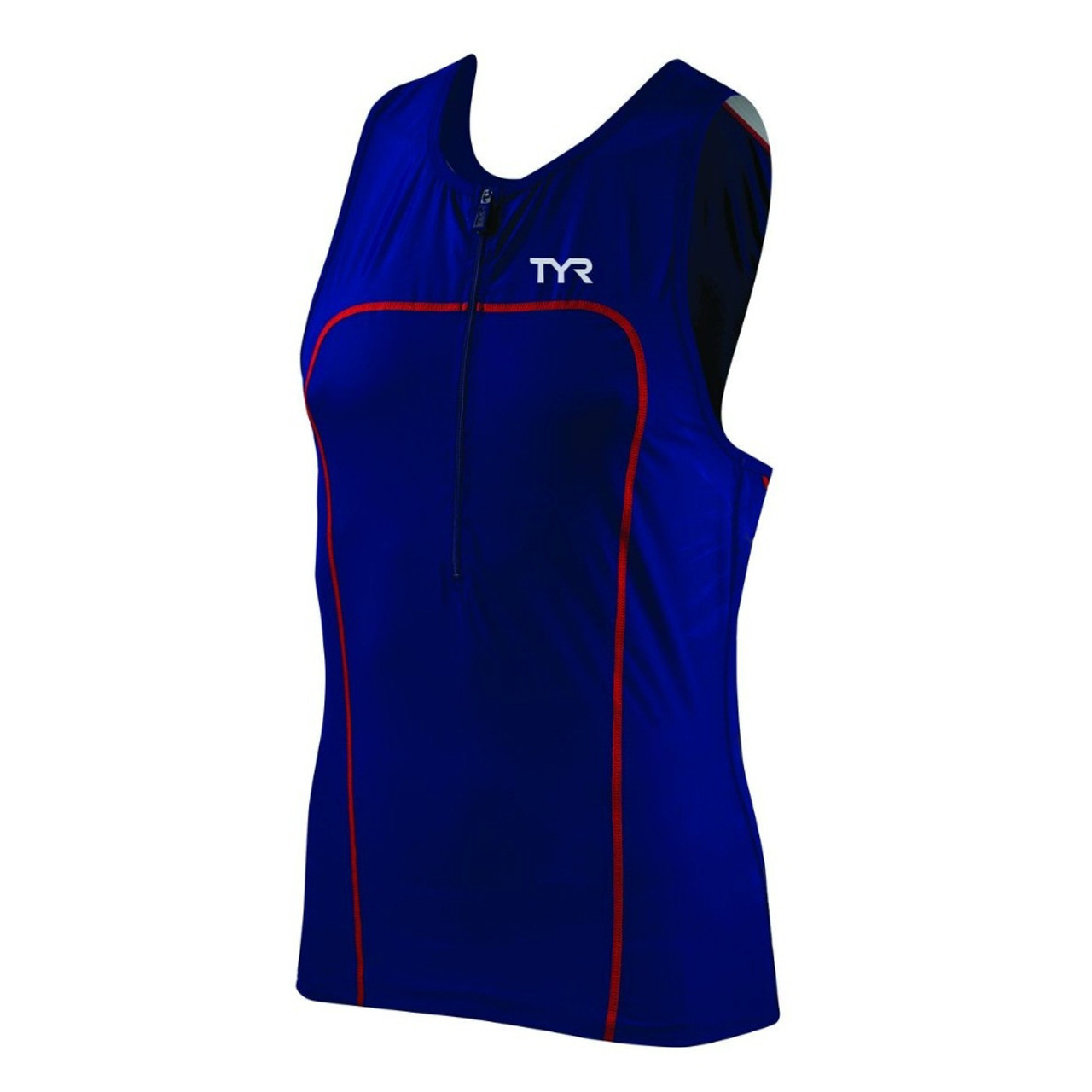 TYR Men's Carbon Tri Tank with Zipper