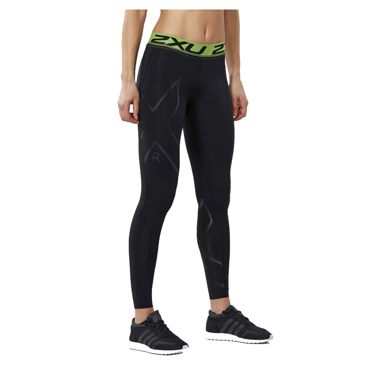 2XU Mens Power Recovery Compression Tights (Black/Nero)