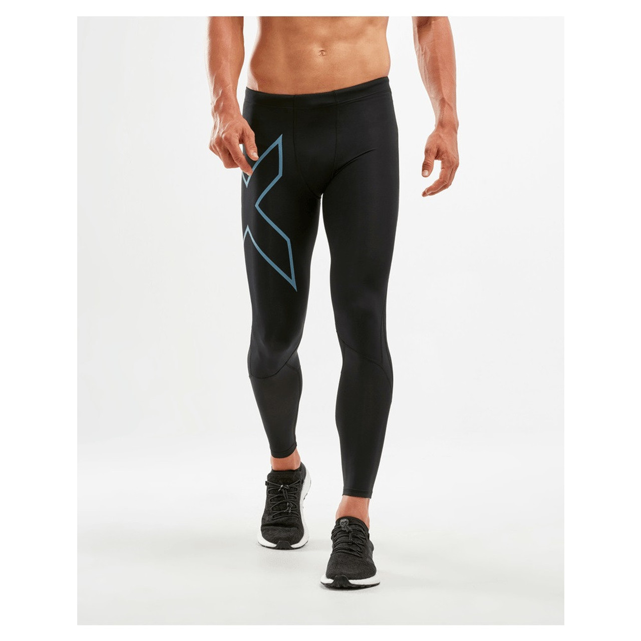 2XU Mens Power Recovery Compression Tights - Black