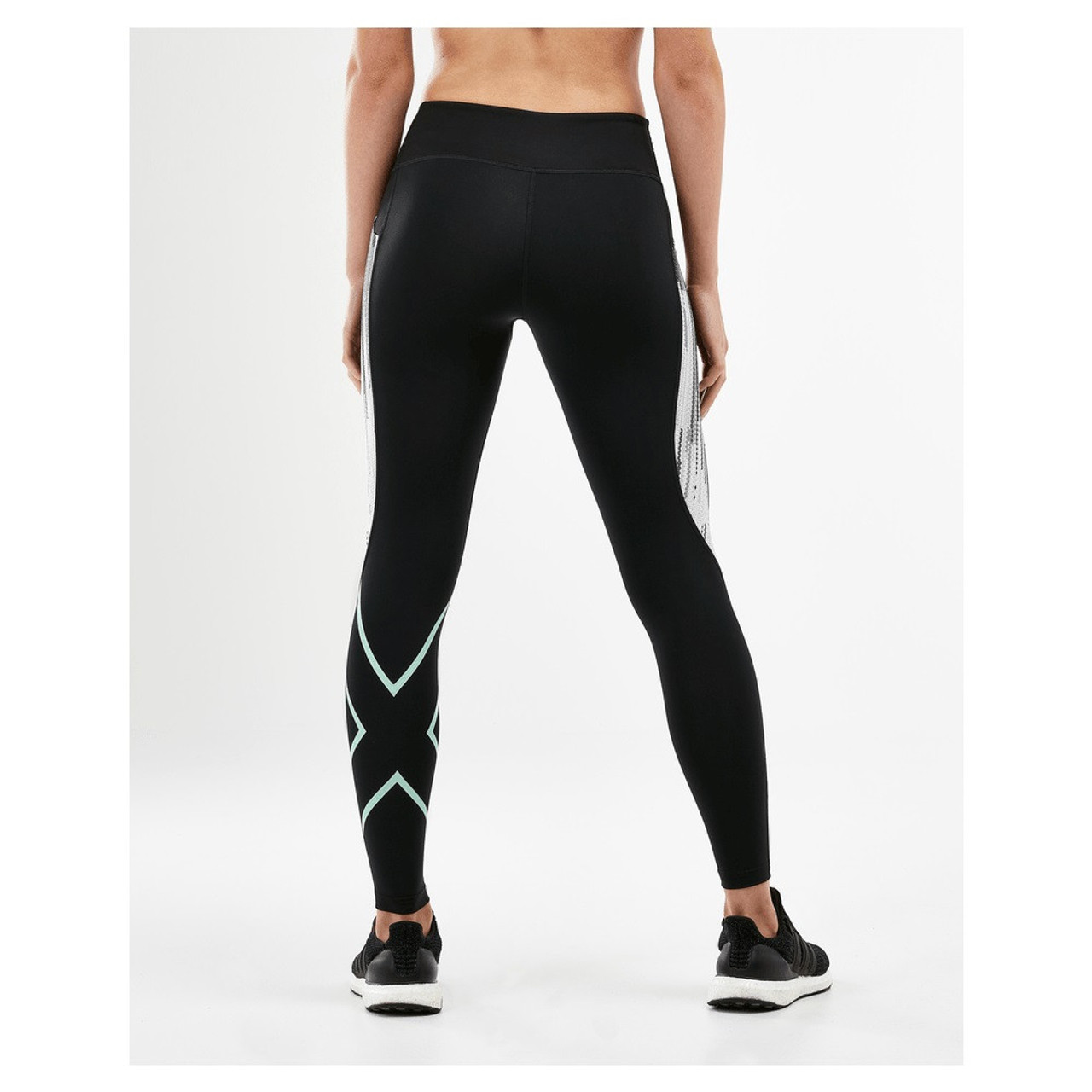 Aubergine meditativ Ungdom 2XU Women's Mid Rise Pocket Compression Tights