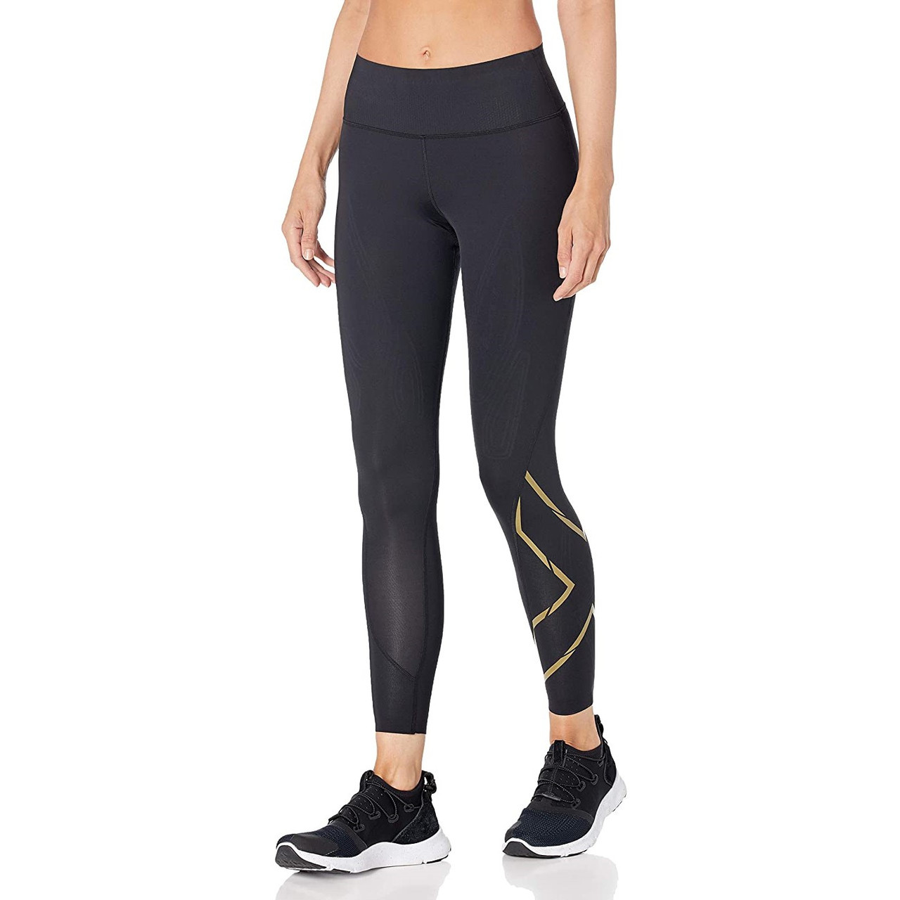 2XU Aero Vent Mid Rise Womens 3/4 Capri Running Tights - Black – Start  Fitness