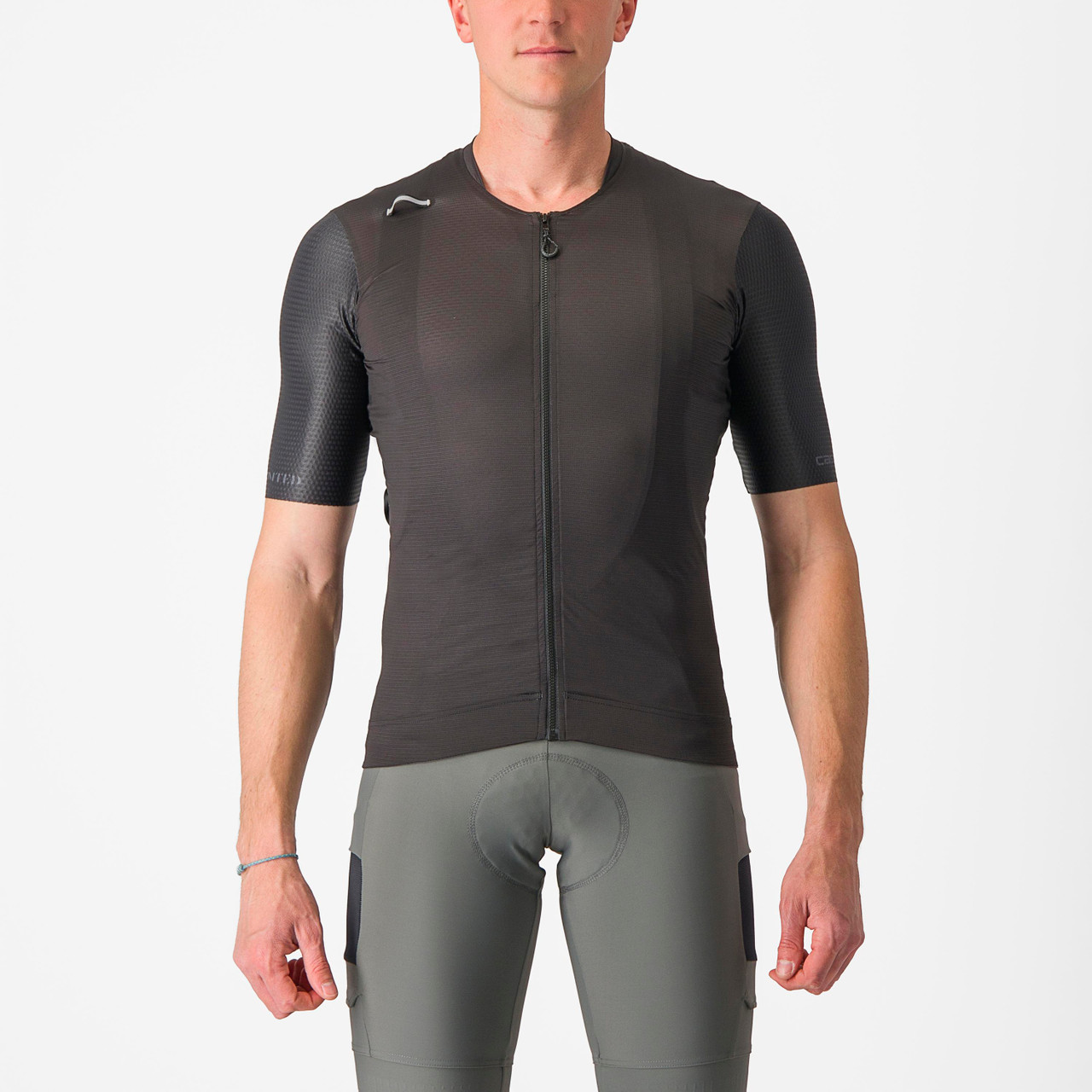 Castelli Men's Unlimited Pro Cycling Jersey with Hydration Pouch