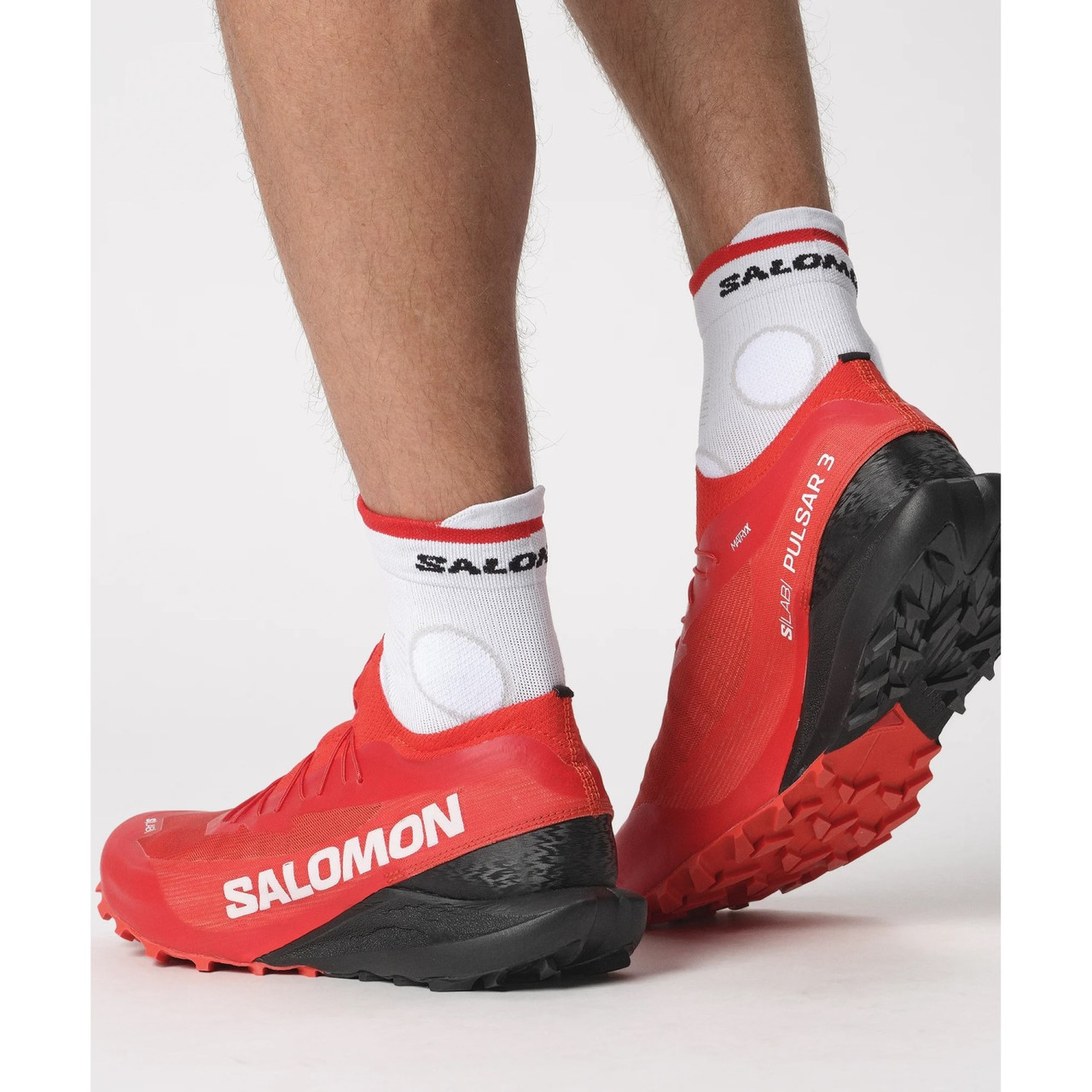 【SALOMON】 スニーカー ★ S/LAB PULSAR 3 ★ RED Salomon S/LAB Pulsar 3 Trail Shoes Red Black Unisex