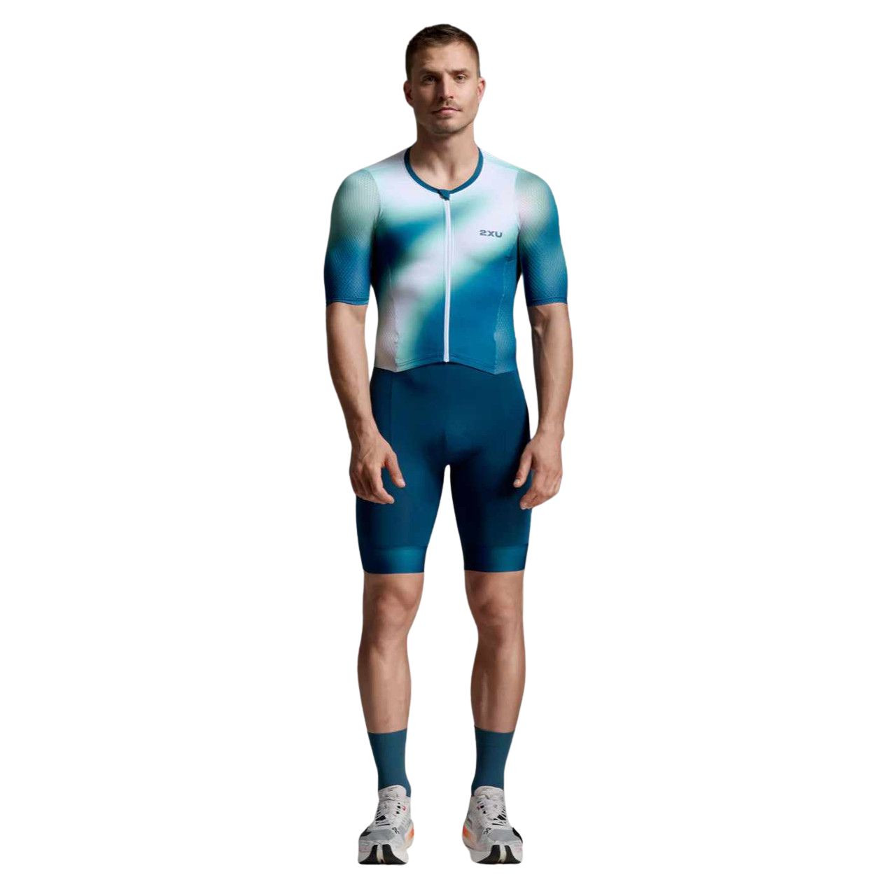 2XU Men's Aero Hex Sleeved Tri Suit - 2026
