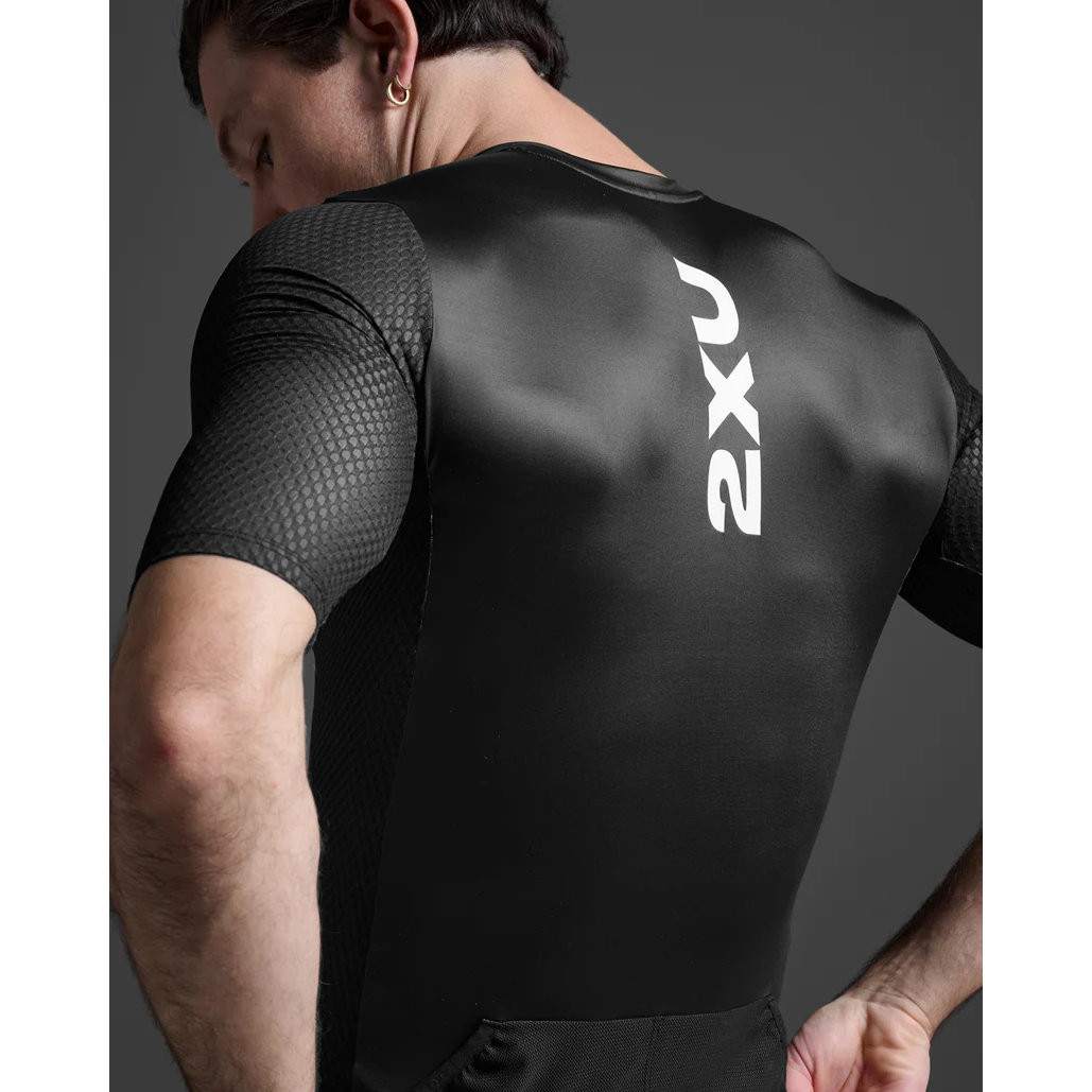 2XU Men's Aero Hex Sleeved Tri Top - 2026