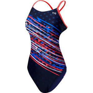 TYR Women's Polyester Lapped Cutoutfit Swimsuit