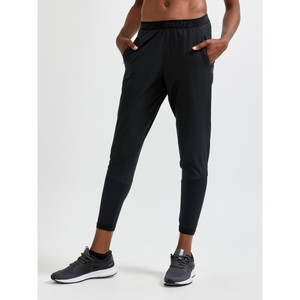 TYR Base Kinetic™ Women's High-Rise 3/4 Logo Leggings - Solid Navy