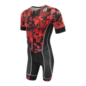 Louis Garneau Men's Sprint Tri Jersey - Large - Black / Red