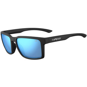 Matte Black - Smoke Bright Blue Mirror