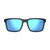 Matte Black - Smoke Bright Blue Mirror