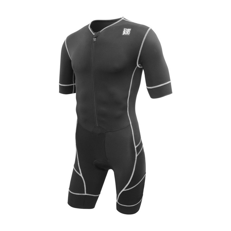 DeSoto Men's Riviera Flisuit Sleeved Tri Suit