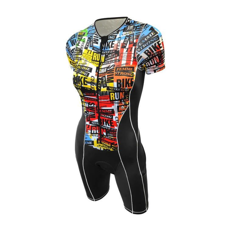 DeSoto Women's Sneak-A-Poo Riviera Flisuit Tri Suit