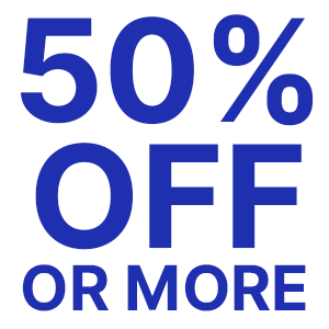 50% Off Blowout Deals
