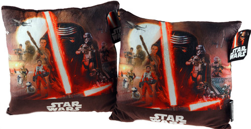 Set Of 2 Star Wars Bedroom Cushions - 28cm