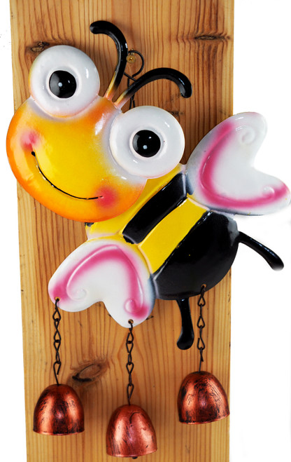 Cute Metal Bumble Bee Garden Wind Chime Cute Metal Bumble Bee Garden Wind Chime