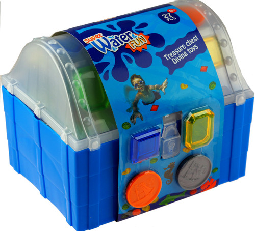27 Piece Diving Pool Swimming Toys - In A Treasure Chest Case!