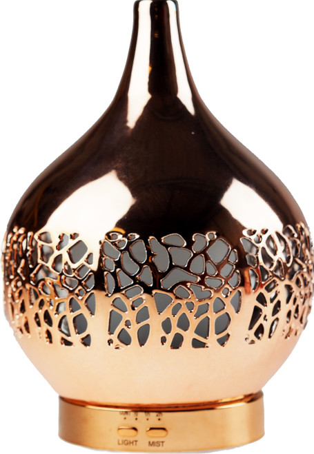 Aroma Diffuser Humidifier Aromatherapy Ultrasonic Cool Mist - Rose Gold