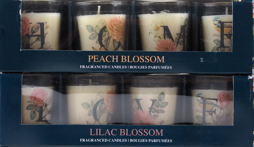 Tea Light Candle Votive Holders - Floral Home / Love Design  (Set of 8) Tea Light Candle Votive Holders - Floral Home / Love Design  (Set of 8)