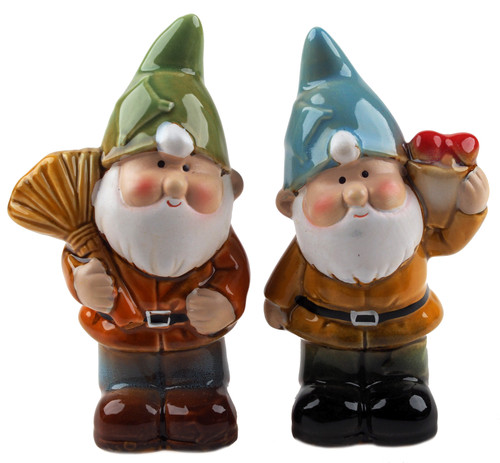 High Glaze 14cm Garden Gnomes - Ceramic Blue Green Hat High Glaze 14cm Garden Gnomes - Ceramic Blue Green Hat