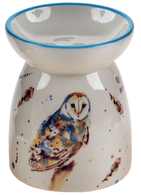 Oil Burner / Wax Melt Warmer - Watercolour Animal - Country Life Owl