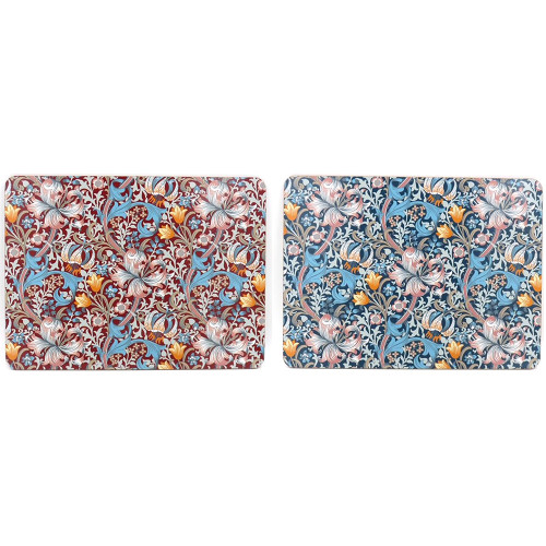 Hardback Laminated Placemats - Set of 4 - Golden Lily C