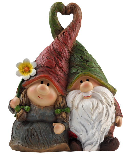 Mr and Mrs Gnome Cute Couple Garden Ornament 22cm Figurine Mr and Mrs Gnome Cute Couple Garden Ornament 22cm Figurine