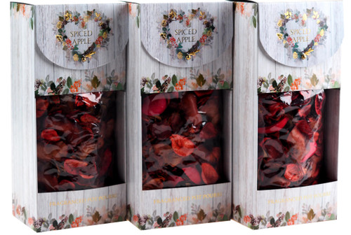 Christmas Pot Pourri In Gift boxes - Spiced Apple Fragrance - Set of 3 Christmas Pot Pourri In Gift boxes - Spiced Apple Fragrance - Set of 3