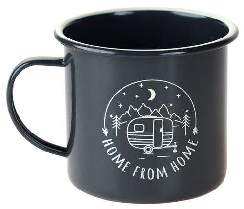 Enamel Camping Mug - Home From Home Enamel Camping Mug - Home From Home
