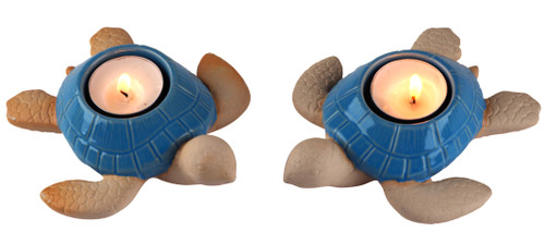 Turtle Tealight Candle Holders - Set of 2 Turtle Tealight Candle Holders - Set of 2