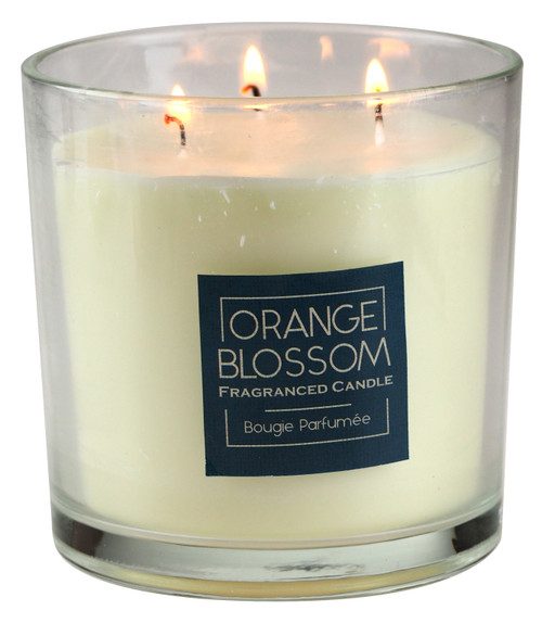 Large Triple Wick Scented Candle - Orange Fragrance