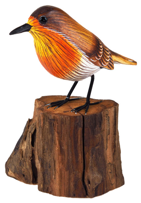 Wooden Robin Bird Ornament Wooden Robin Bird Ornament