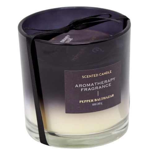 Pepper Balthazar Scented Candle - Double Wick - 260g Luxury Glass Jar