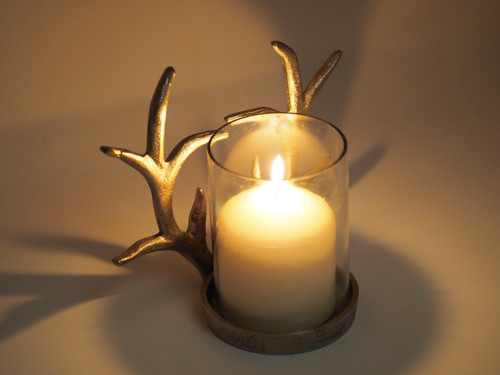 Deer Antler Candle Holder – One of a Kind Design