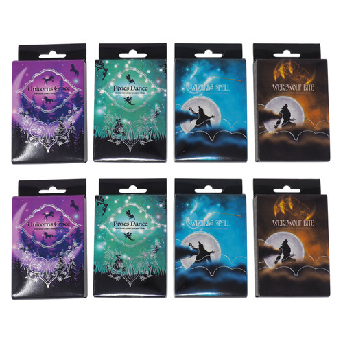 Fantasy Scented Incense Cones - Mixed Pack 4 Magical Fragrances - Set of 8