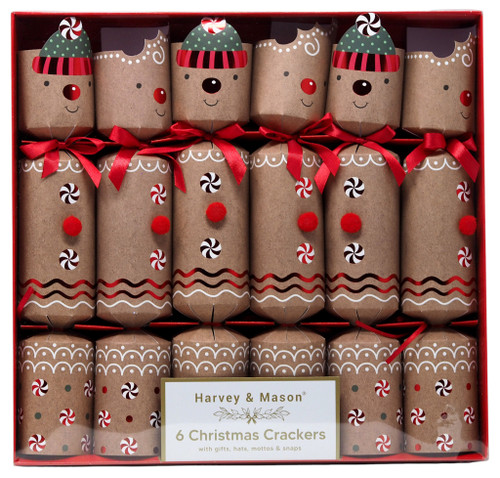 TaoBary 17 Pcs Large Christmas Gingerbread Man Candy Cane