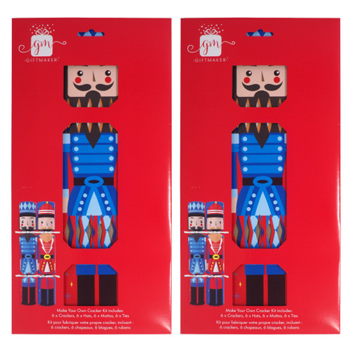 Make Your Own Nutcracker Christmas Crackers Craft Kit - Set of 12
